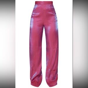 High waisted Pink Shine Pants XS